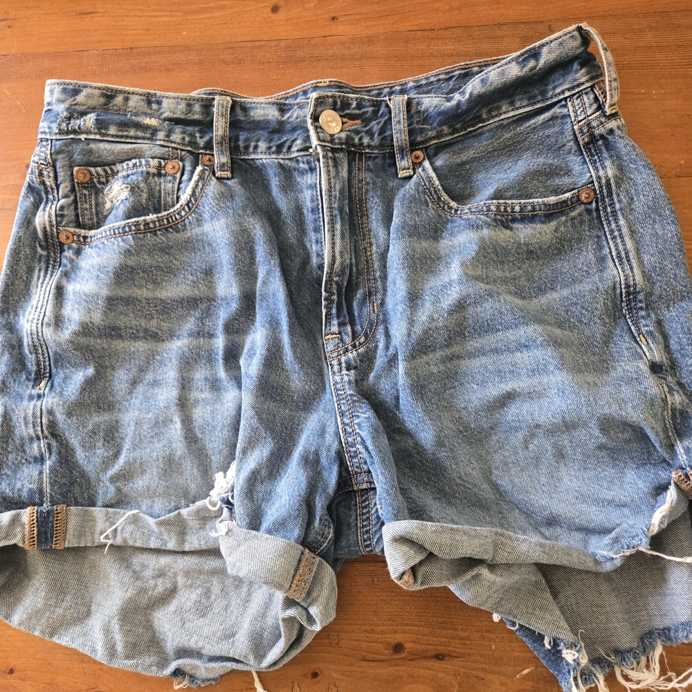 American Eagle Outfitters Light Blue Jean Shorts